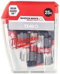 Milwaukee BIT TX40 25MM SHOCKWAVE (25)DISP. 4932430889