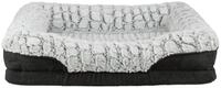 TRIXIE Vital Bett Lino, eckig, 70 &times; 55 cm, schwarz/grau