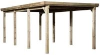 Weka Einzelcarport 617 Ohne Dacheindeckung Einzelcarport 617 Gr. 2 (322 x 612 cm)