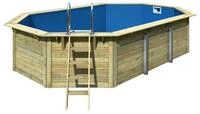 Karibu Pool Modell X4 610 x 400 cm - kdi mit Metallecken inkl. gratis