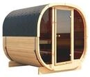 Wolff Finnhaus Cube Saunafass 230 Art 1 naturbelassen Typ 2 mit Vollglasfront...