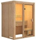 Karibu Sauna Avari 1 Superior mit Fronteinstieg 68 mm - 230 Volt Plug & Play...