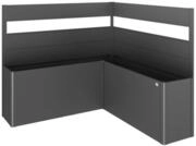 Biohort Sichtschutz mit Acrylglas-Paneel f&uuml;r Pflanzbeet Belvedere mit L-Form (2