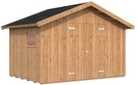 Palmako Ger&auml;tehaus Nils 8,2 m&sup2; - 16 mm Hellbraun tauchimpr&auml;gniert