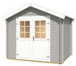 Weka Gartenhaus 209 - 28 mm hellgrau Gartenhaus 209 - 250 x 250 cm (Gr. 2) - 50...