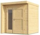 Weka Design Gartenhaus 262 B mit Design-Doppelt&uuml;r - 21 mm naturbelassen - 50 %