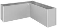 Biohort Pflanzbeet Belvedere B 201 x T 201 cm (Gr. L200) 77 cm (MAXI) silber-metallic