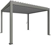 Biohort Pergola B 404,5 x T 367,5 x H 255 cm (Gr. 4x3,5) Rahmen: quarzgrau-metallic /