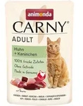 animonda Carny Adult 85g Beutel Katzennassfutter 12 x 85 Gramm Huhn + Kaninchen