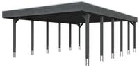 Skan Holz Friesland - Flachdach Doppelcarport Profil - Breite 557 cm Nadelholz Gr. 3