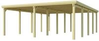 Weka Doppelcarport 618 Stahldach Doppelcarport 618 Gr. 3 (603 x 802 cm)...