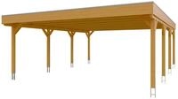 Skan Holz Grunewald - Flachdach Carport aus Leimholz Breite 622 cm Gr. 2 - 622...