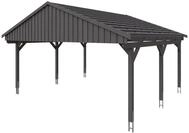 Skan Holz Fichtelberg - Satteldach Doppelcarport Breite 423 cm Gr. 1 - 618 x...