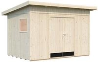Palmako Gartenhaus Stig 8,2 m&sup2;- 16 mm naturbelassen