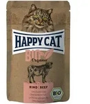 HAPPY CAT BIO Organic 85 Gramm Katzennassfutter Sparpaket 24 x 85 Gramm Rind