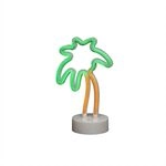 Konstsmide Weihnachtsbeleuchtung LED Schlauchsilhouette Palme 6h Timer