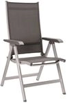 Kettler Multipositionssessel BASIC PLUS, Aluminium Silber / Outdoorgewebe Anthrazit
