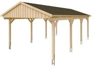 Skan Holz Fichtelberg - Satteldach Einzelcarport Breite 423 cm Gr. 2 - 423 x...