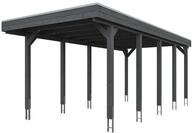 Skan Holz Friesland - Flachdach Einzelcarport Profil - Breite 314 cm Nadelholz...