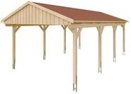 Skan Holz Fichtelberg - Satteldach Einzelcarport Breite 423 cm Gr. 2 - 423 x...