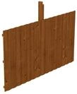 Skan Holz R&uuml;ckwand f&uuml;r Leimholz Carports - Deckelschalung - Gr&ouml;&szlig;e 1, nussbaum