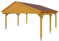 Skan Holz Fichtelberg - Satteldach Doppelcarport Breite 423 cm Gr. 1 - 618 x...