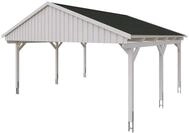 Skan Holz Fichtelberg - Satteldach Doppelcarport Breite 423 cm Gr. 1 - 618 x...