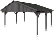 Skan Holz Fichtelberg - Satteldach Doppelcarport Breite 423 cm Gr. 1 - 618 x...
