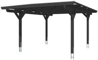 Skan Holz Carport Odenwald 428 x 541cm anthrazit Holzcarport