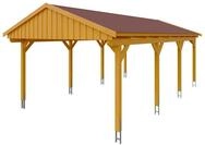 Skan Holz Fichtelberg - Satteldach Einzelcarport Breite 423 cm Gr. 2 - 423 x...