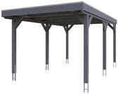 Skan Holz Grunewald - Flachdach Carport aus Leimholz Breite 321 cm Gr. 1 - 321...