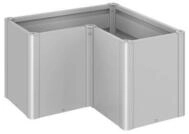 Biohort Pflanzbeet Belvedere B 102 x T 102 cm (Gr. L100) 61 cm (MIDI) silber-metallic