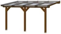 Skan Holz Terrassen&uuml;berdachung Bormio - Leimholz B 434 x T 400 cm (Gr&ouml;&szlig;e 4)