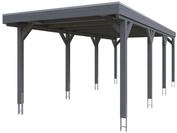 Skan Holz Grunewald - Flachdach Carport aus Leimholz Breite 321 cm Gr. 2 - 321...