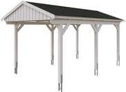Skan Holz Fichtelberg - Satteldach Einzelcarport Breite 317 cm Gr. 1 - 317 x...