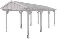 Skan Holz Fichtelberg - Satteldach Einzelcarport Breite 317 cm Gr. 2 - 317 x...