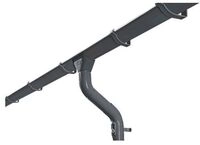 Skan Holz Metall Regenrinnen f&uuml;r Satteldach-Carports-812 cm (2er-Set)-anthrazit