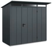 H&ouml;rmann Metall-Ger&auml;tehaus EcoStar Premiumline mit Pultdach B 238 x 107,8 cm (Typ