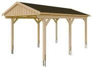 Skan Holz Fichtelberg - Satteldach Einzelcarport Breite 317 cm Gr. 1 - 317 x...