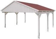 Skan Holz Fichtelberg - Satteldach Doppelcarport Breite 423 cm Gr. 1 - 618 x...