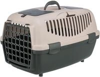 TRIXIE Transportbox Capri 2, XS&ndash;S: 37 &times; 34 &times; 55 cm, dunkelgrau/blush