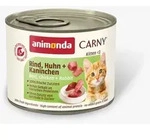 animonda Carny Kitten 200g Dose Katzennassfutter 24 x 200 Gramm Rind und Huhn und
