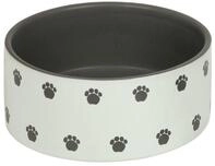 Nobby Keramiknapf Pata creme/grau Hundenapf 18 x 7 Centimeter