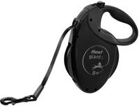 TRIXIE flexi GIANT Black Edition, Gurt, L: 8 m, mattschwarz