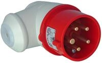 Kopp CEE-Winkelstecker rot 5-polig