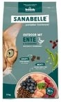 Sanabelle 1 x 2kg Outdoor mit Ente Katzentrockenfutter