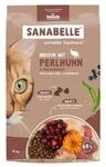 Sanabelle 1 x 8kg Indoor mit Perlhuhn Katzentrockenfutter