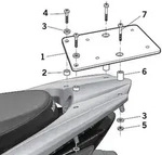 SHAD Top Master Befestigungssatz Honda
