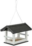 TRIXIE Futterhaus zum Aufh&auml;ngen, Kiefernholz, 36 &times; 25 &times; 25 cm, schwarz/wei&szlig;
