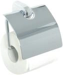 Bravat WC- Papierhalter mit Deckel Metasoft - ged&auml;mpfte Absenkung, chrom